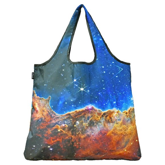 Chic Reusable Shopping Bag - James Webb Space Cosmic Cliffs - Picture 2 of 3
